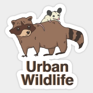 Urban Wildlife Sticker